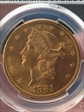 1883-S $20 MS62