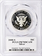 2008-S 50C Silver PR70DCAM