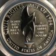 2014-P $1 Civil Rights Act of 1964 PR70DCAM
