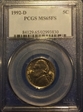 1992-D 5C MS65FS