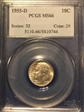 1955-D 10C MS66