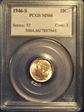 1946-S 10C MS66