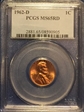1962-D 1C MS65RD