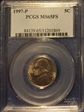 1997-P 5C MS65FS