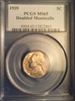 1939 5C Doubled Monticello MS65