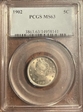 1902 5C MS63