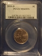 2010-D 5C MS65FS