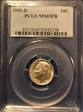 1959-D 10C MS65FB