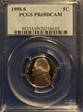 1998-S 5C PR69DCAM