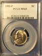 1992-P 5C MS65