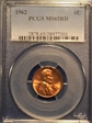 1962 1C MS65RD