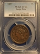 1857 1C Large Date VF30BN