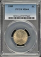 1889 5C MS64