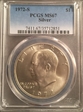 1972-S $1 Silver MS67