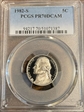 1982-S 5C PR70DCAM