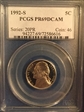 1992-S 5C PR69DCAM