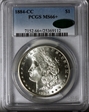 1884-CC $1 MS66+