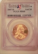 2007-D SAC$1 Satin Finish SP68