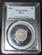 1866 5C Rays XF40