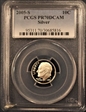 2005-S 10C Silver PR70DCAM