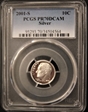 2001-S 10C Silver PR70DCAM