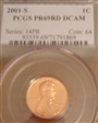 2001-S 1C PR69DCAM