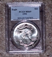 1992 $1 Silver Eagle MS69