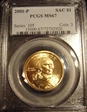 2001-P SAC$1 MS67