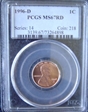 1996-D 1C MS67RD