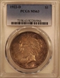 1922-D $1 MS63