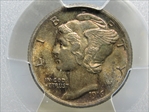 1916 10C Mercury MS65FB