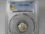 1920 10C MS65+ 