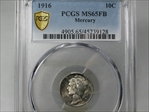 1916 10C Mercury MS65FB