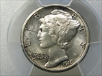 1916-S 10C Mercury MS64FB