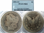 1892-CC $1 FR2