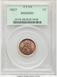 1927 1C MS66RD