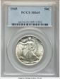 1945 50C MS65