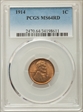 1914 1C MS64RD