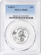 1948-S 25C MS65