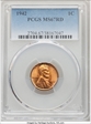 1942 1C MS67RD