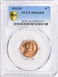 1933-D 1C MS66RD