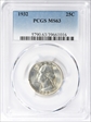 1932 25C MS63