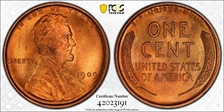 1909 1C Lincoln MS66RD