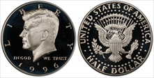 1996-S 50C Silver PR69DCAM