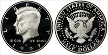 1997-S 50C Silver PR69DCAM