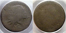 1793 1C Wreath, Vine and Bars PO1BN