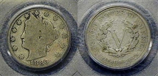 1883 5C No CENTS G4