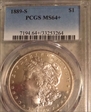1889-S $1 MS64+