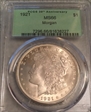 1921 $1 Morgan MS66