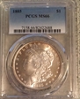 1885 $1 MS66